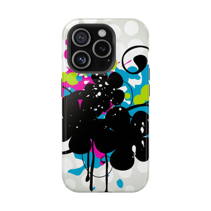 Electric Bloom Tough iPhone Case