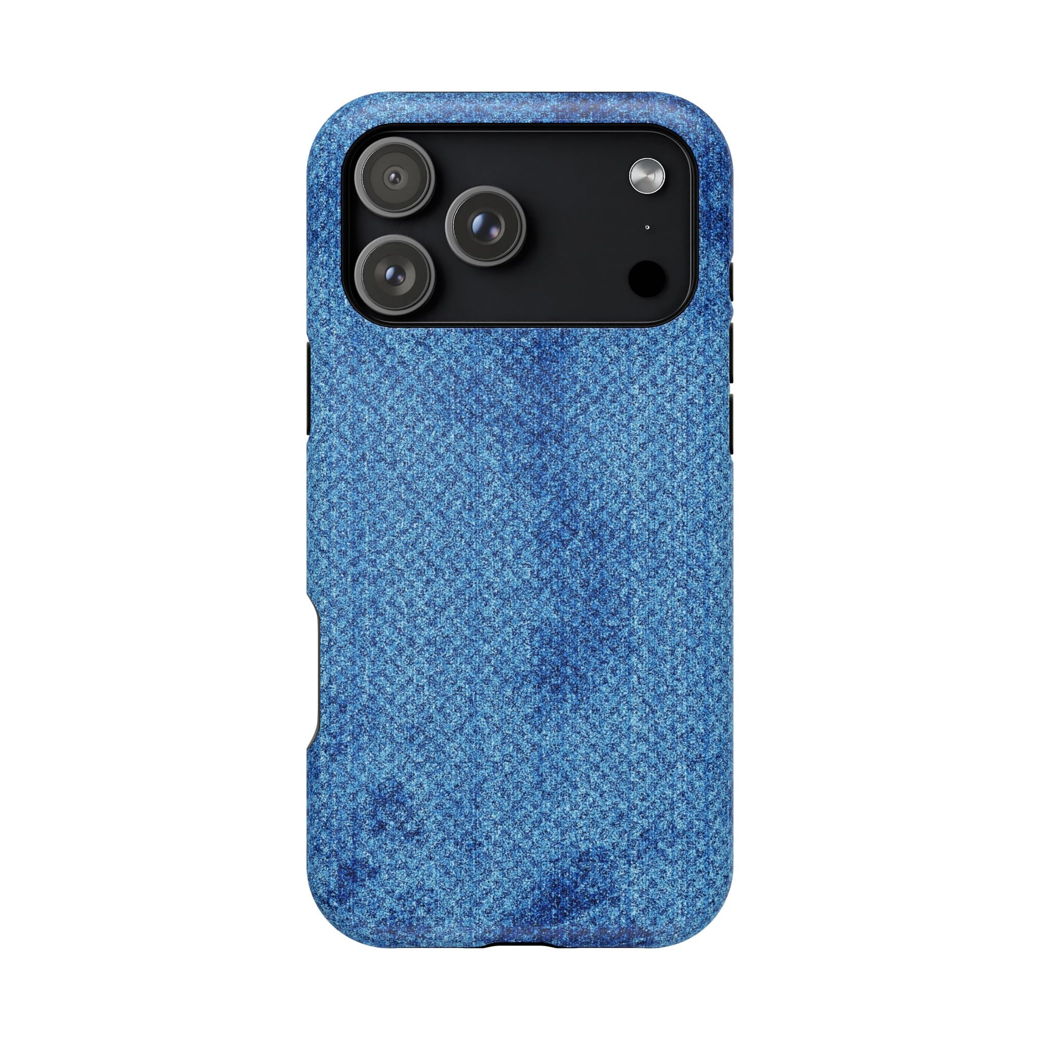 Blue Denim Tough iPhone Case
