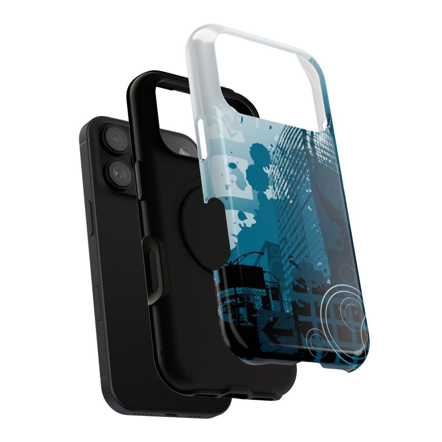 City Blue Tough iPhone Case
