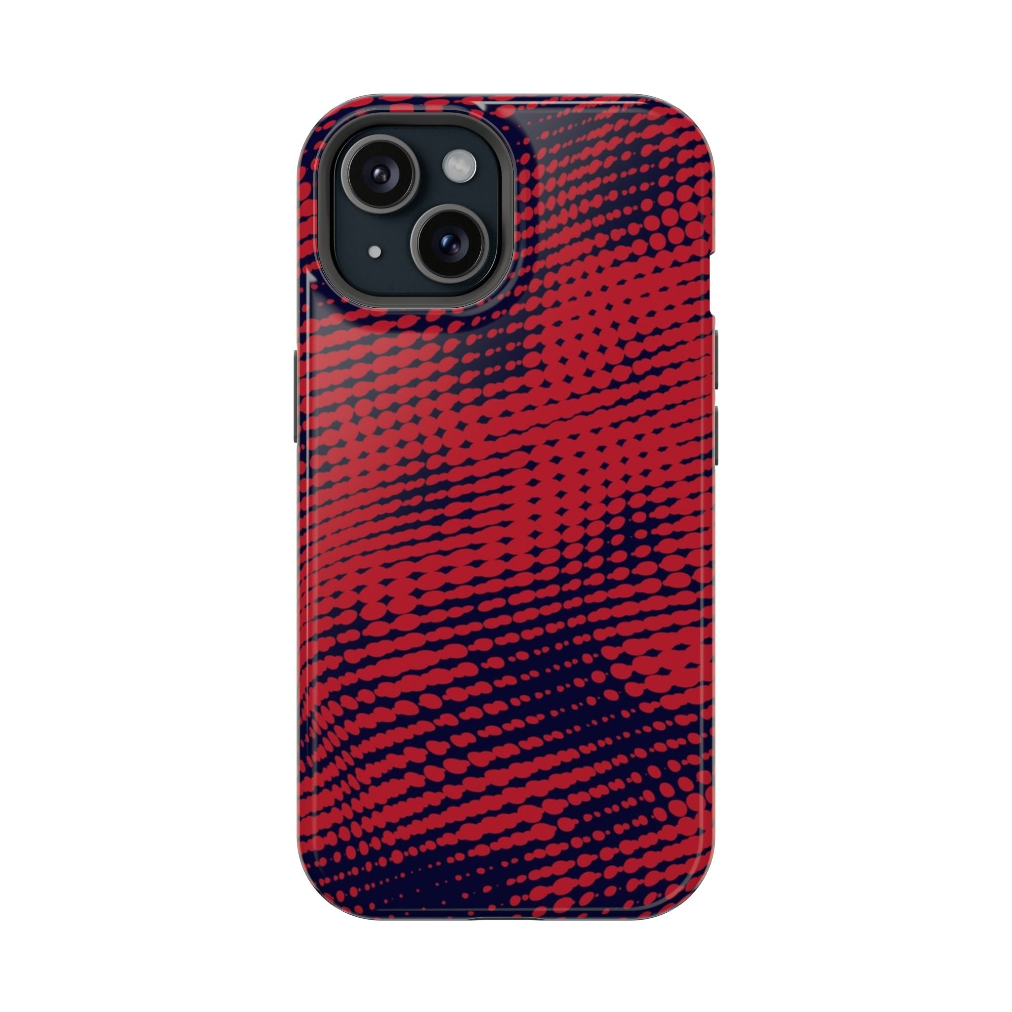 Red Static Tough iPhone Case