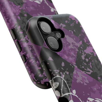 Checkered Rose Tough iPhone Case