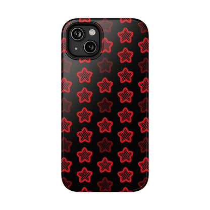 Red Stars Tough iPhone Case