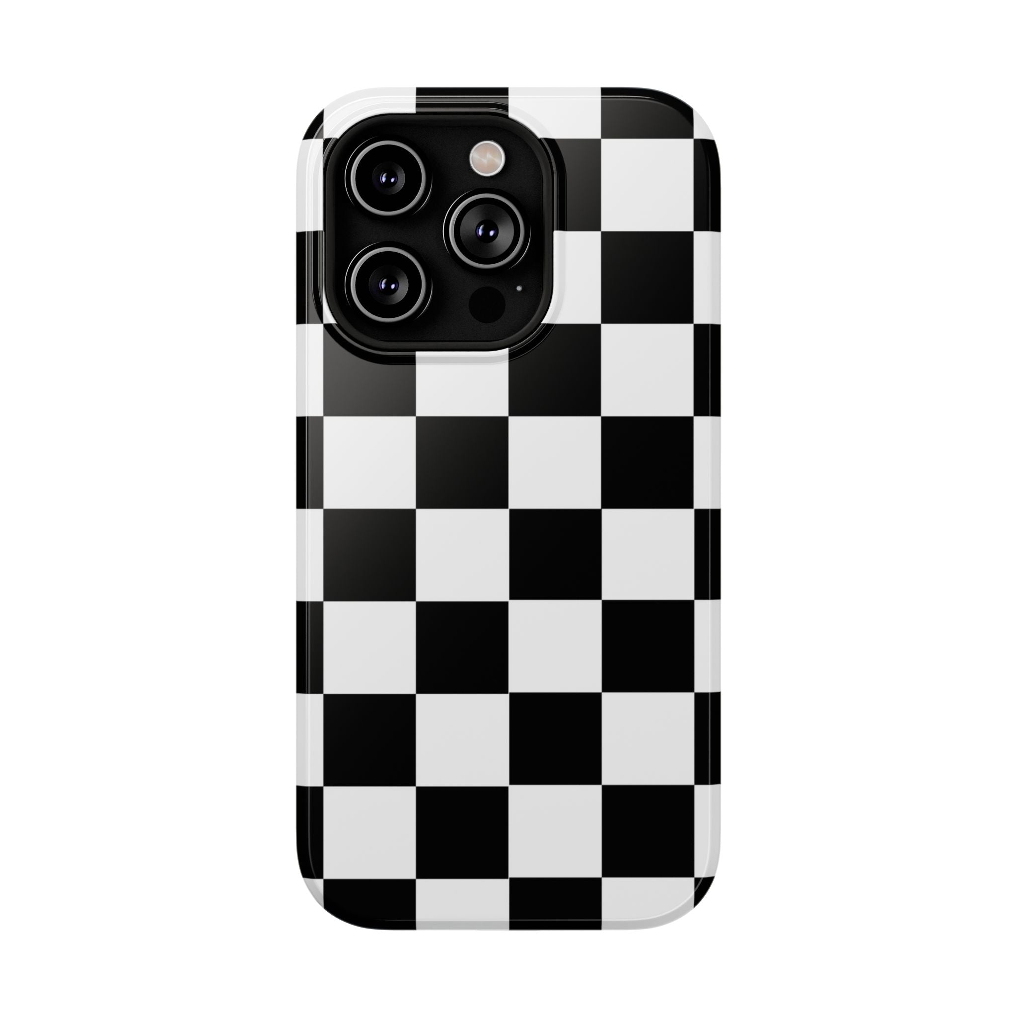 Black Grid Tough iPhone Case