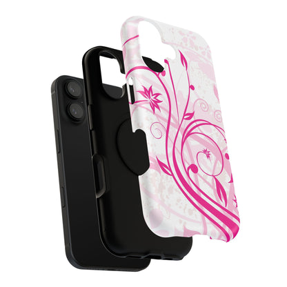 Flora Fuchsia Tough iPhone Case