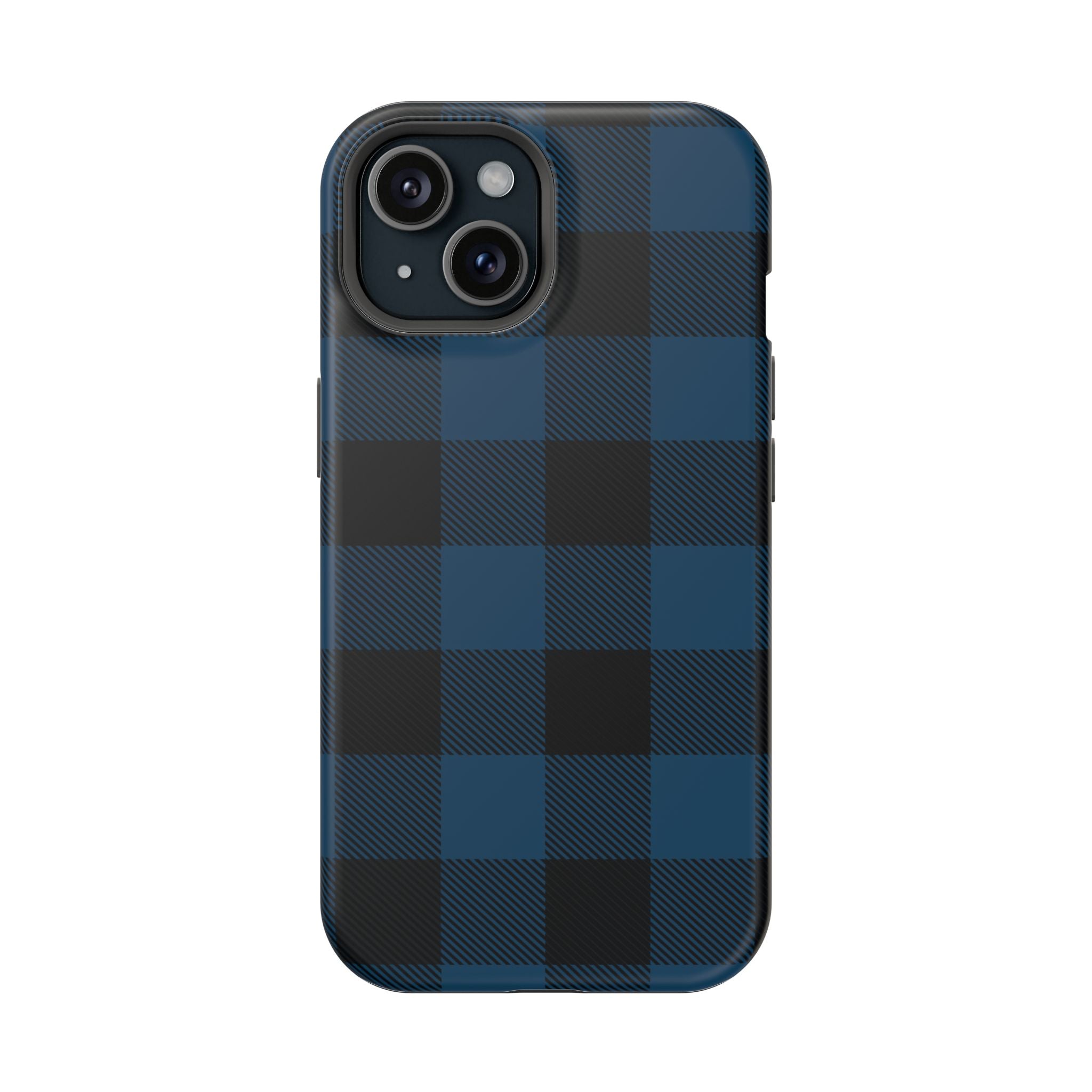 Blue Flannel Tough iPhone Case