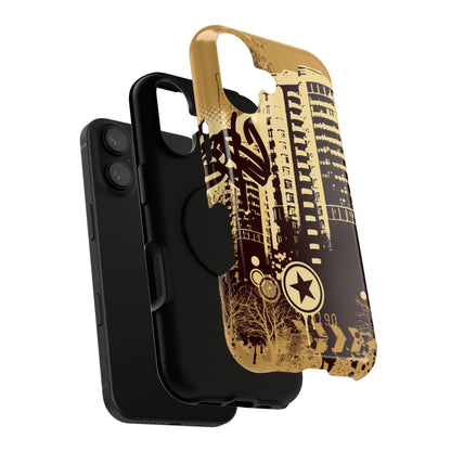 Brown City Tough iPhone Case
