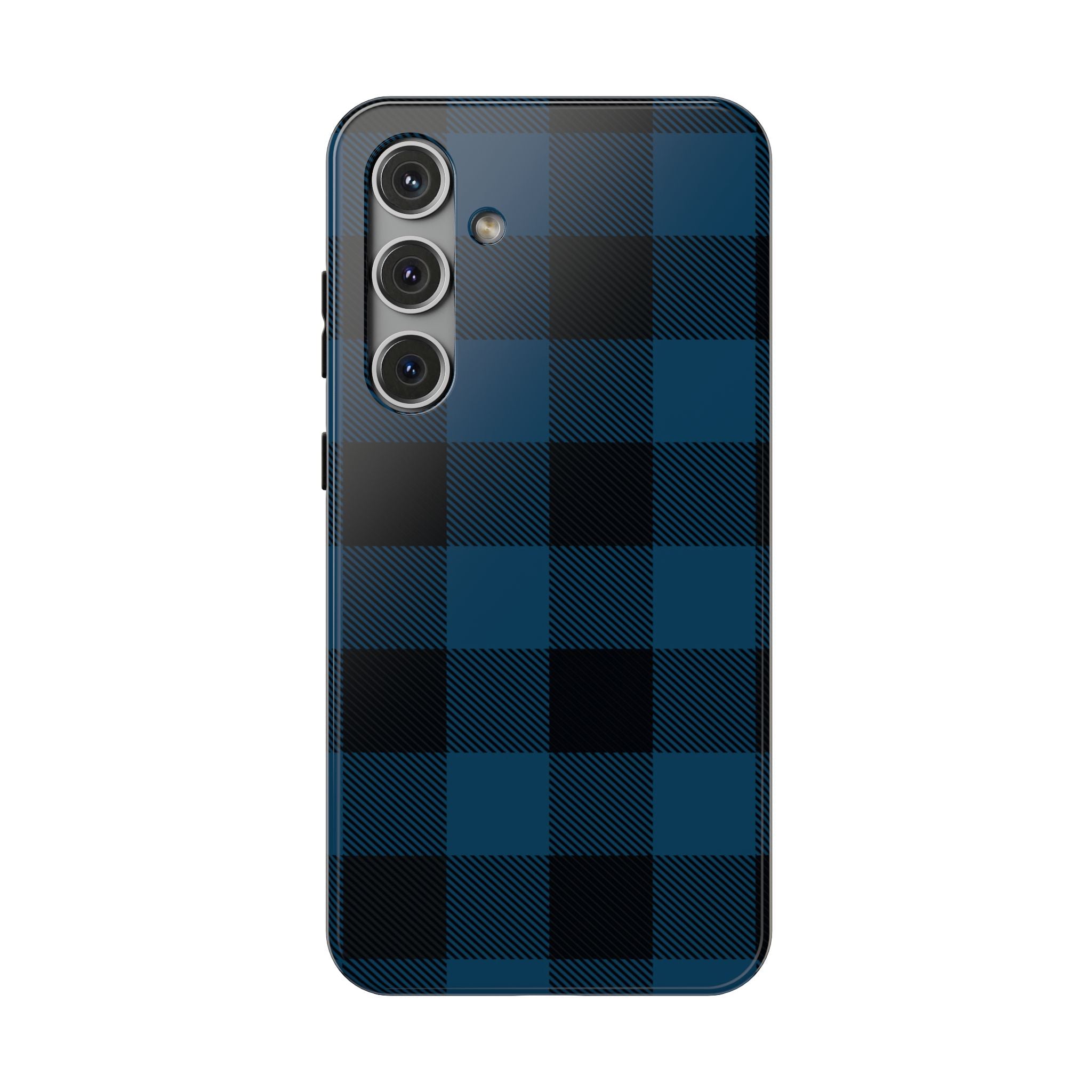 Blue Flannel Tough Samsung Case