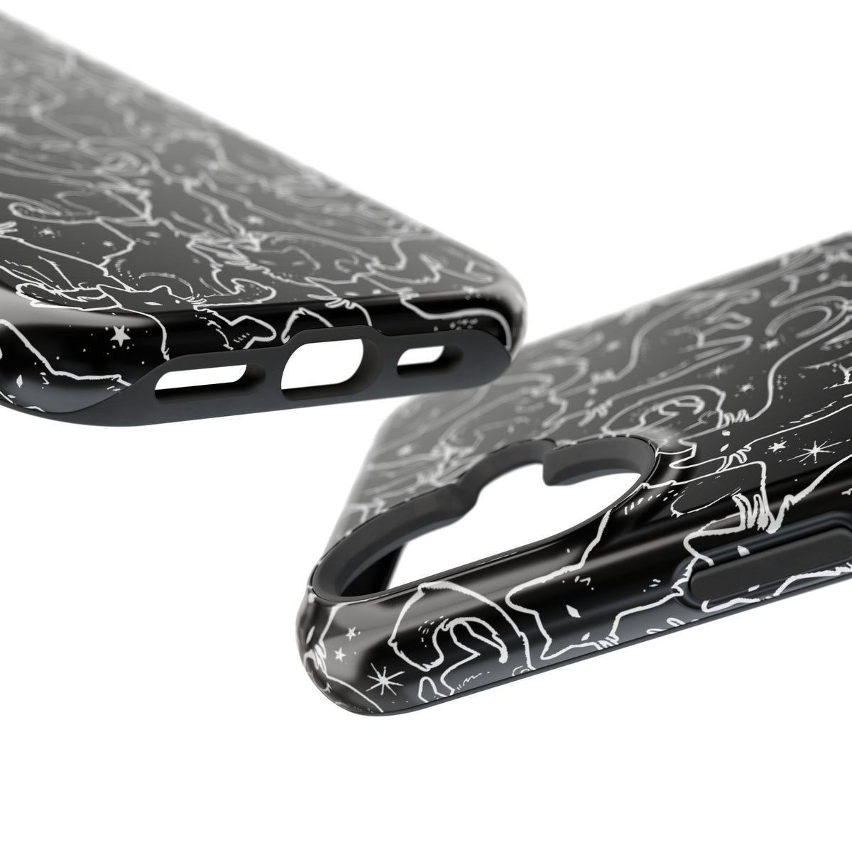 Black Cats MagSafe Tough iPhone Case