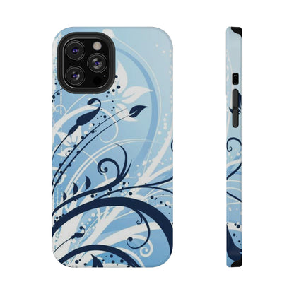 Bloom in Blue Tough iPhone Case