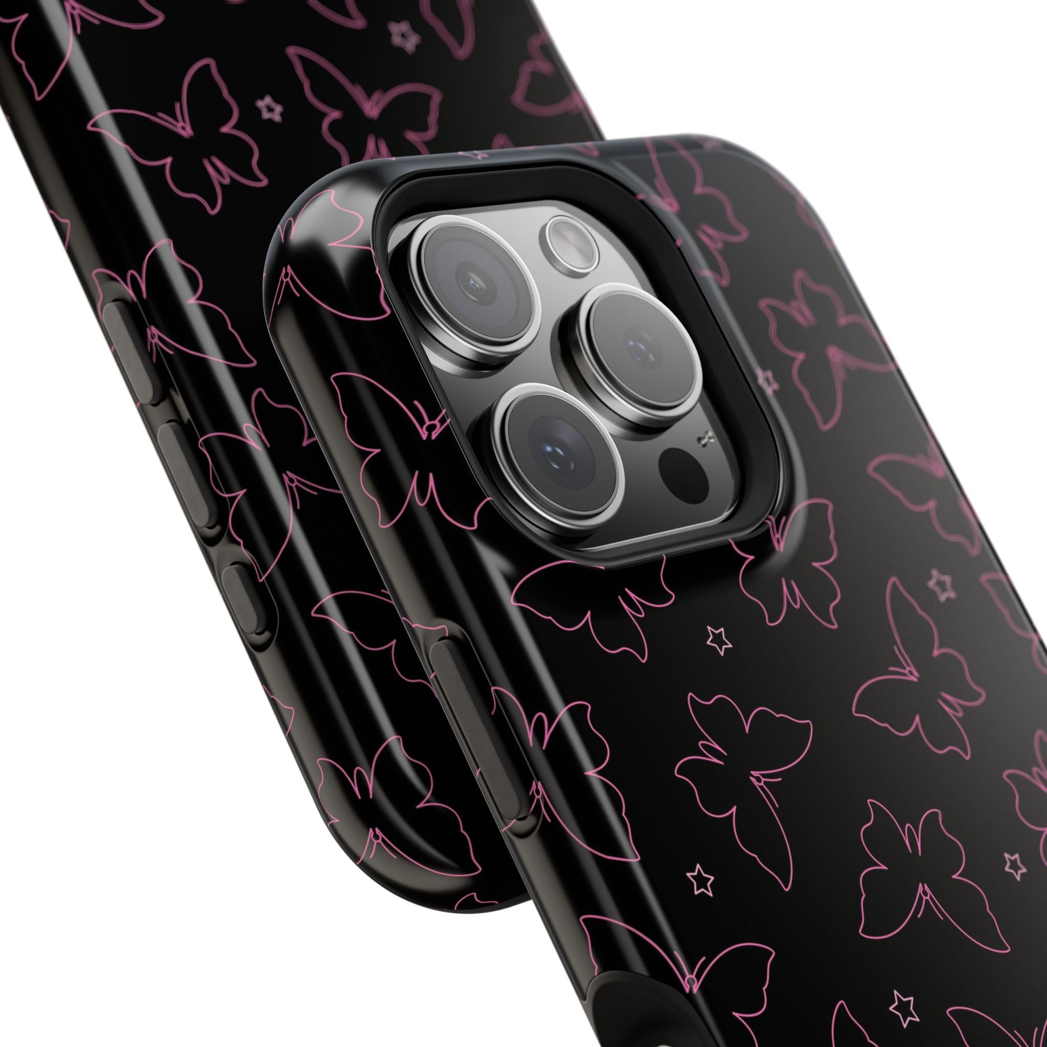 Midnight Flutter Tough iPhone Case