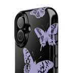 Purple Butterflies Tough iPhone Case