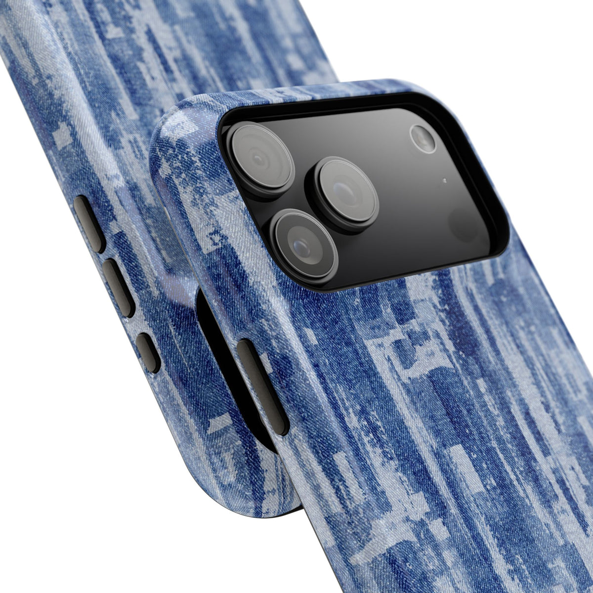 Blue Layers Tough iPhone Case