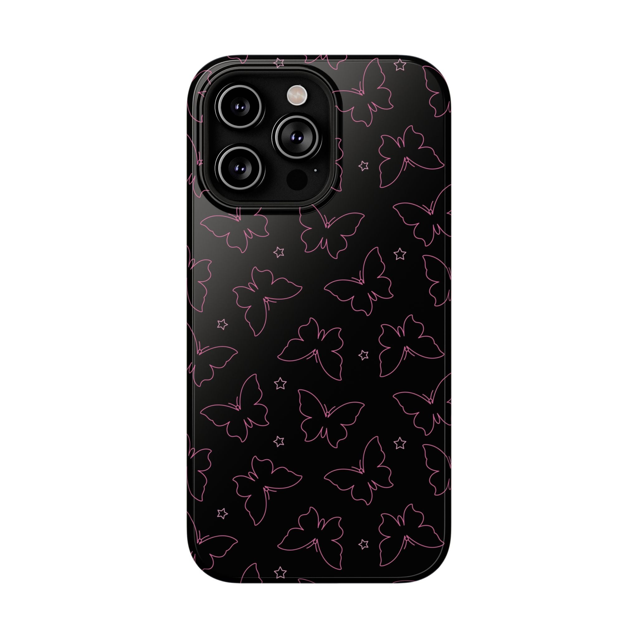 Midnight Flutter Tough iPhone Case