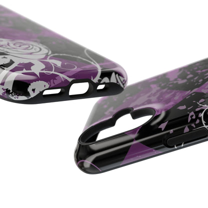 Checkered Rose Tough iPhone Case