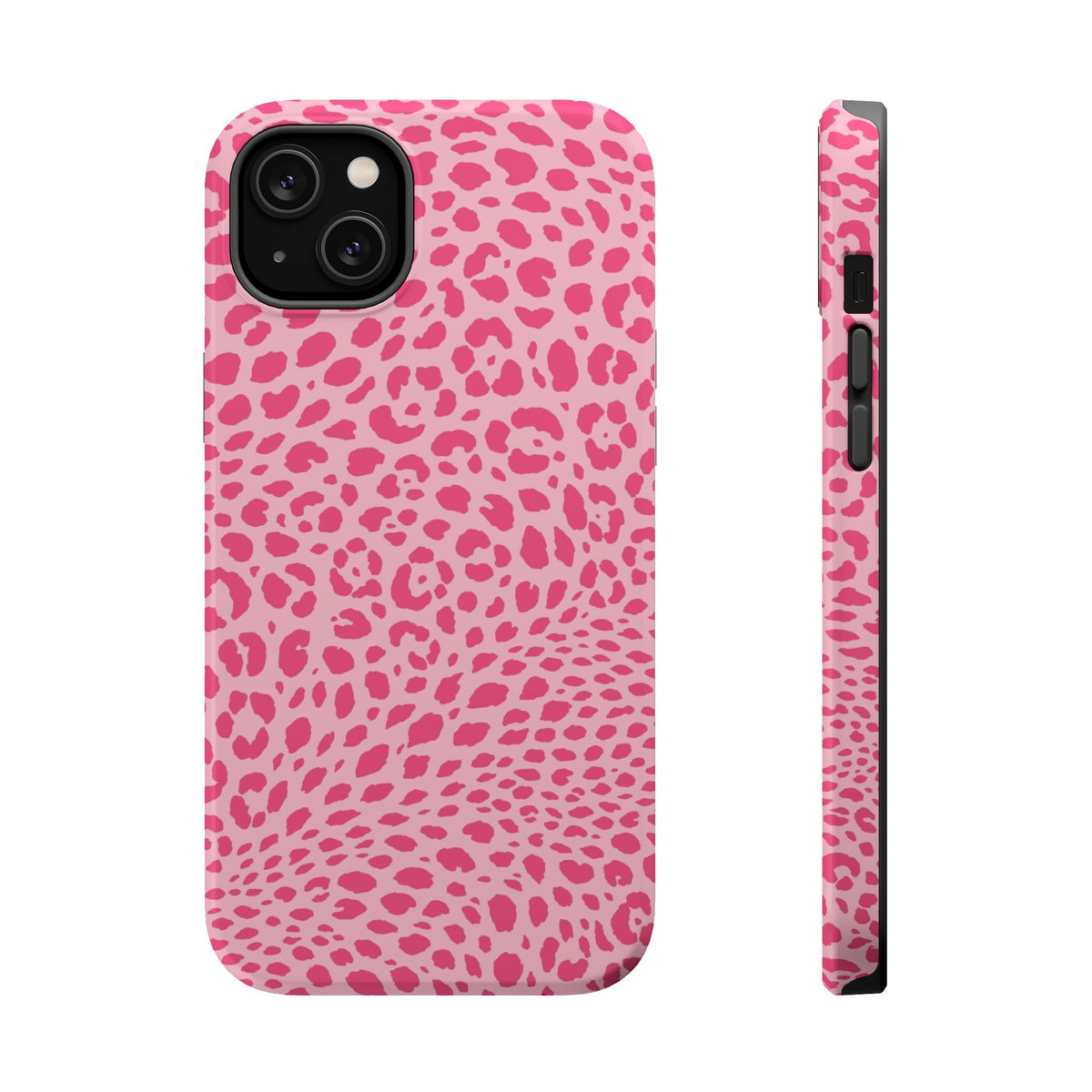 Light Pink Leopard MagSafe Tough iPhone Case