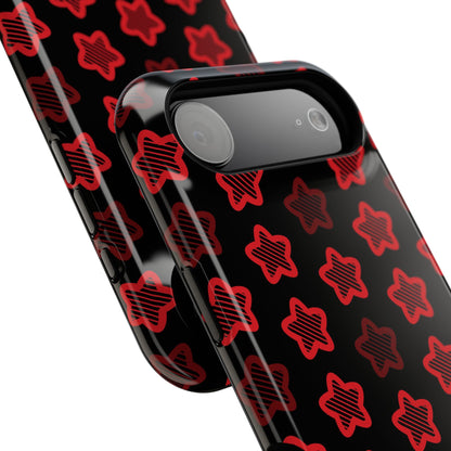 Red Stars Tough iPhone Case