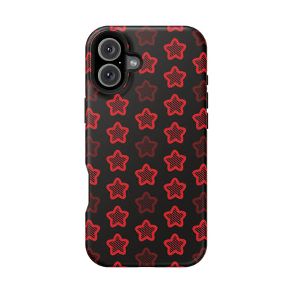 Red Stars Tough iPhone Case