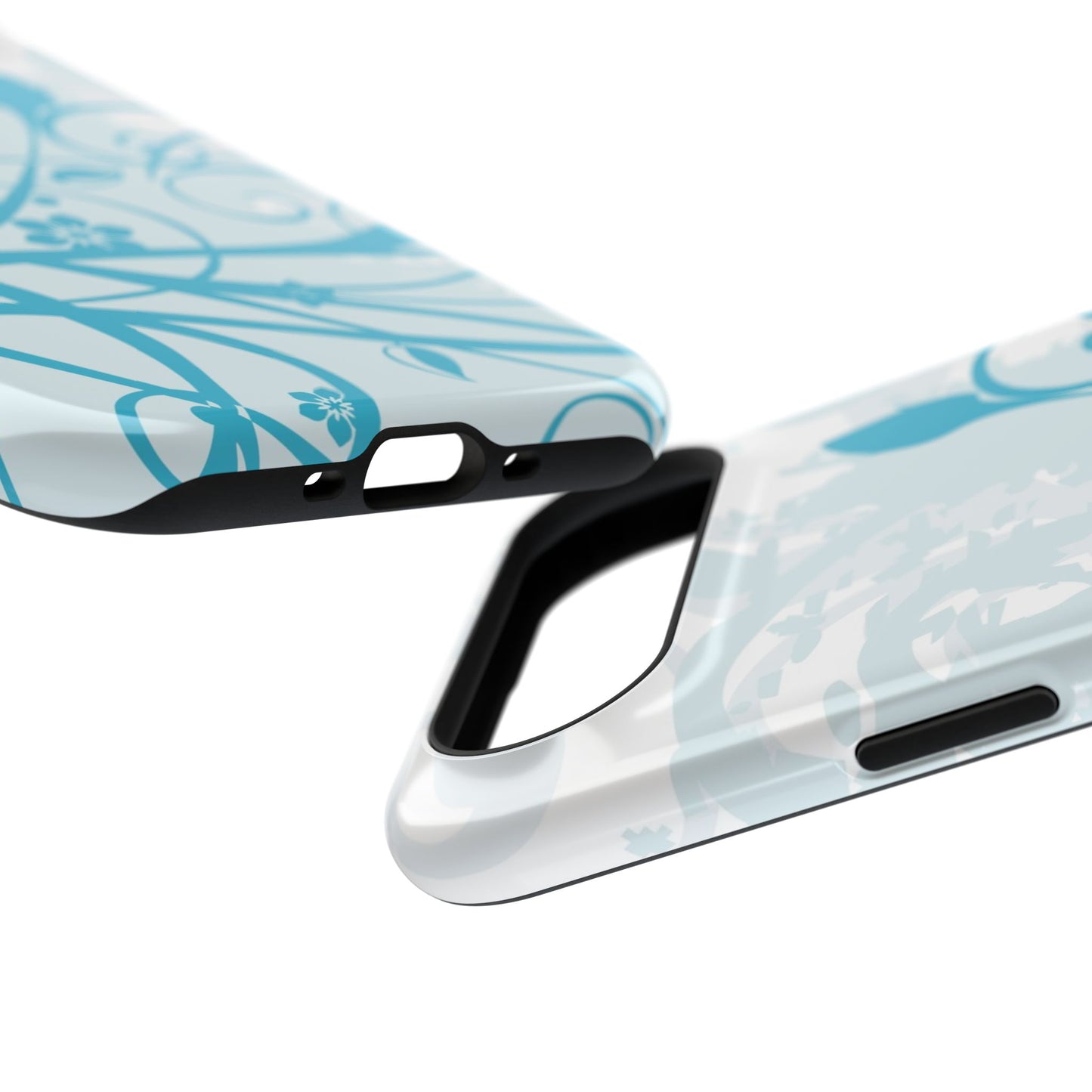 Blue Bloom Tough iPhone Case