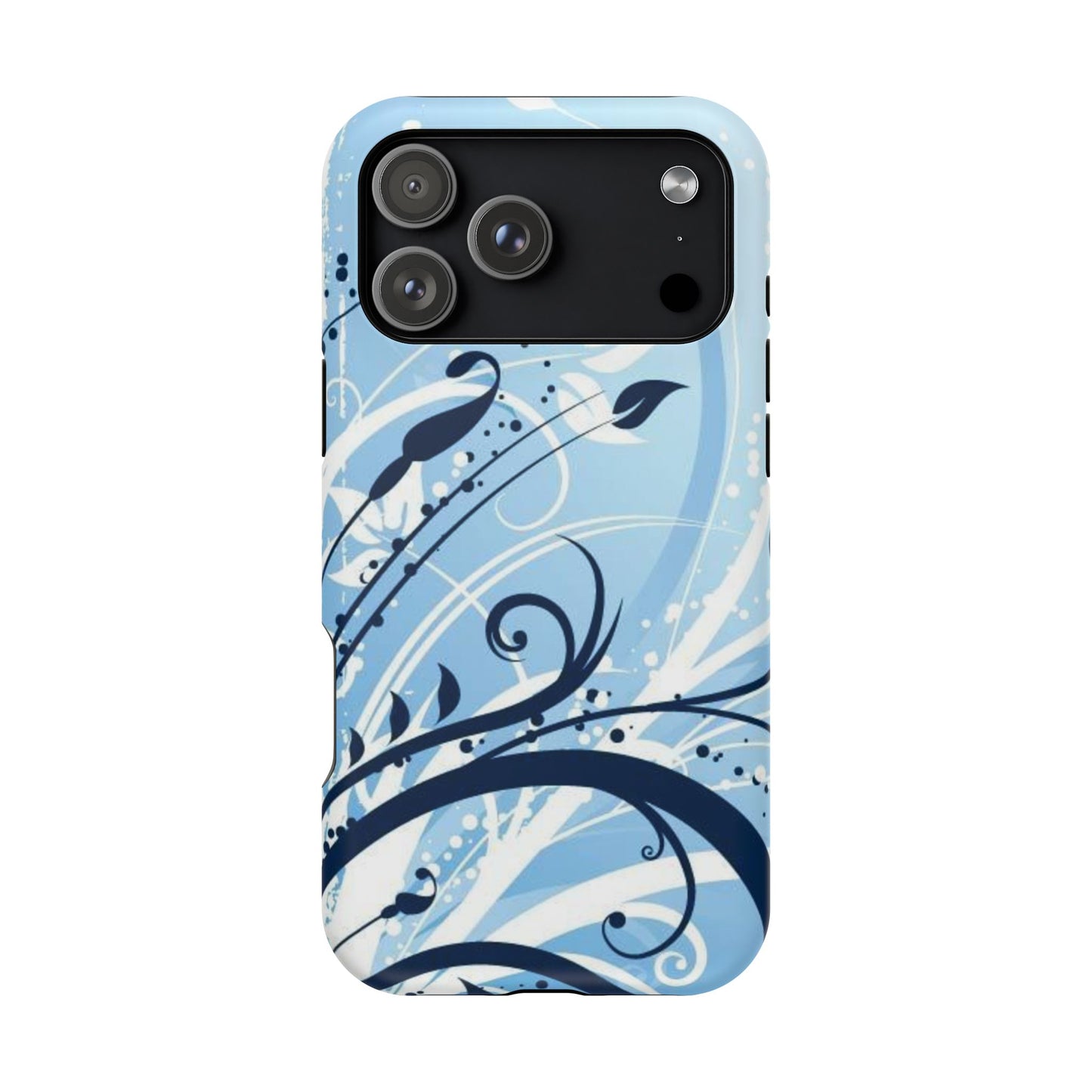 Bloom in Blue Tough iPhone Case