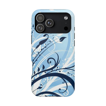 Bloom in Blue Tough iPhone Case