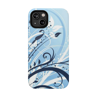 Bloom in Blue Tough iPhone Case