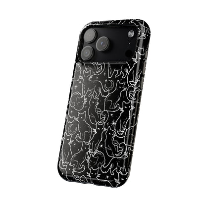 Black Cats MagSafe Tough iPhone Case