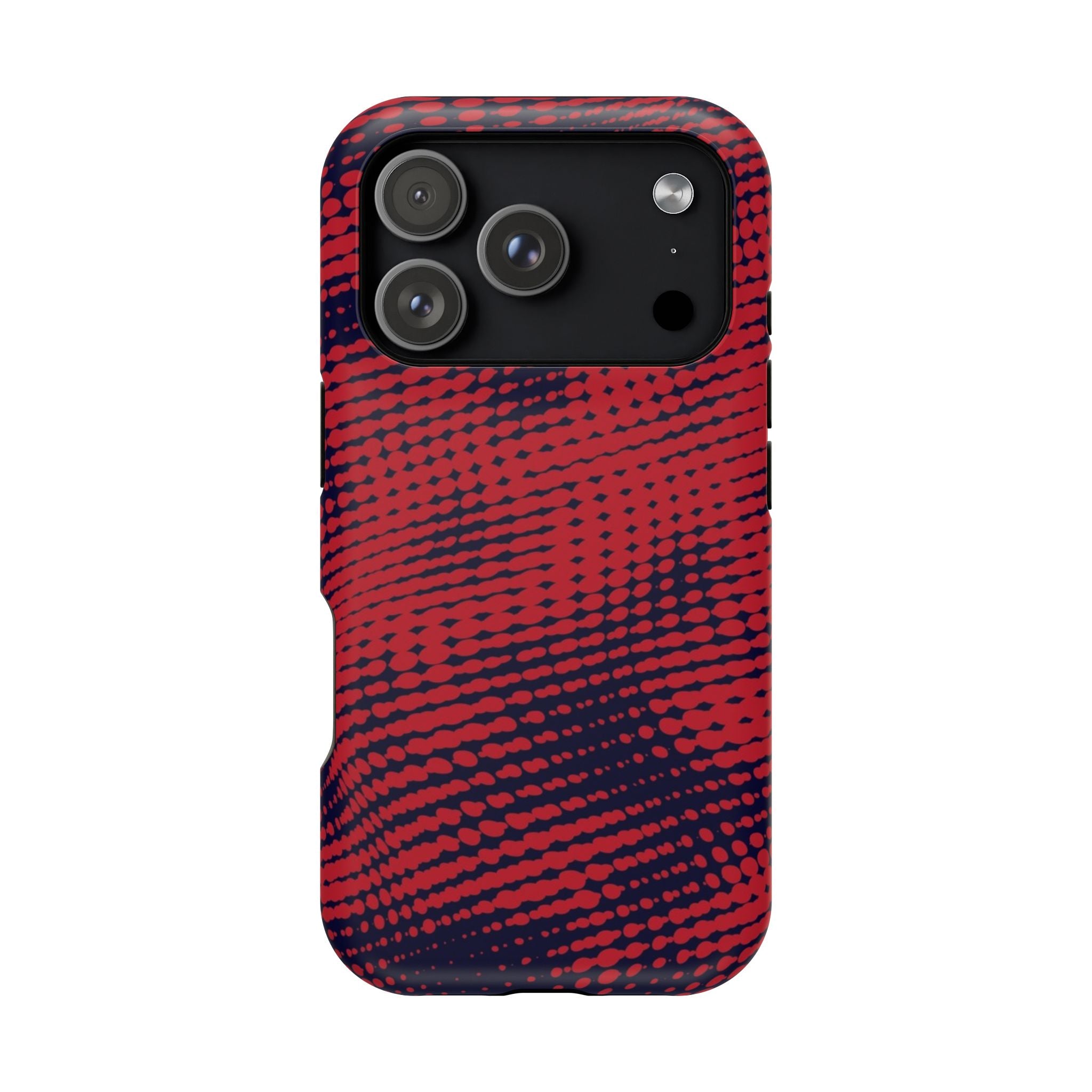 Red Static Tough iPhone Case