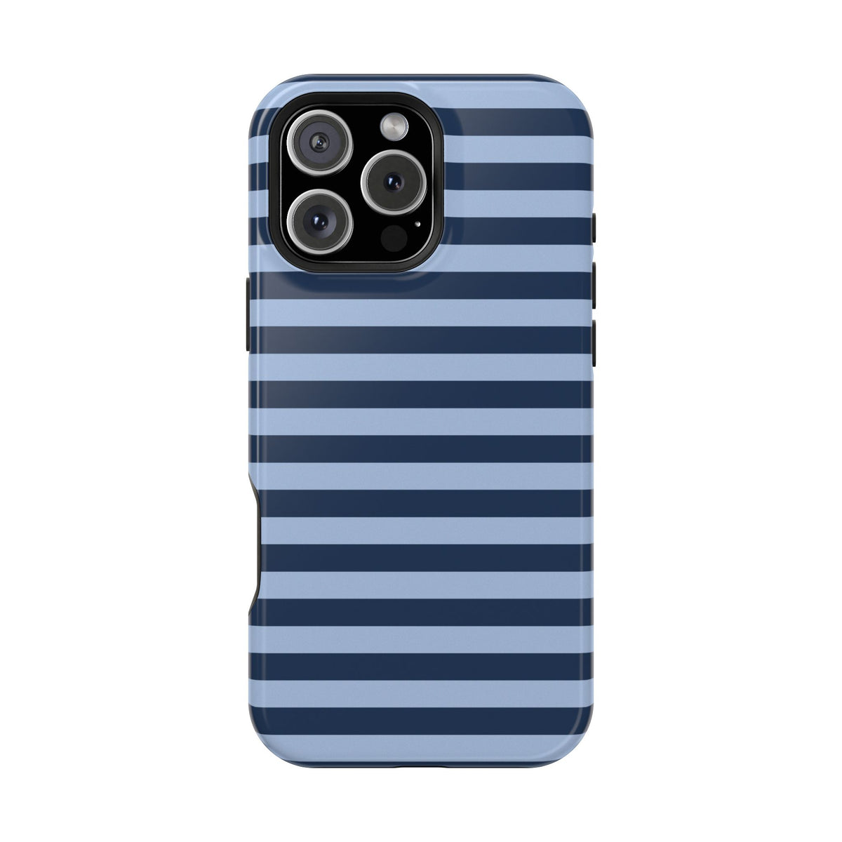 Blue Stripes MagSafe Tough iPhone Case