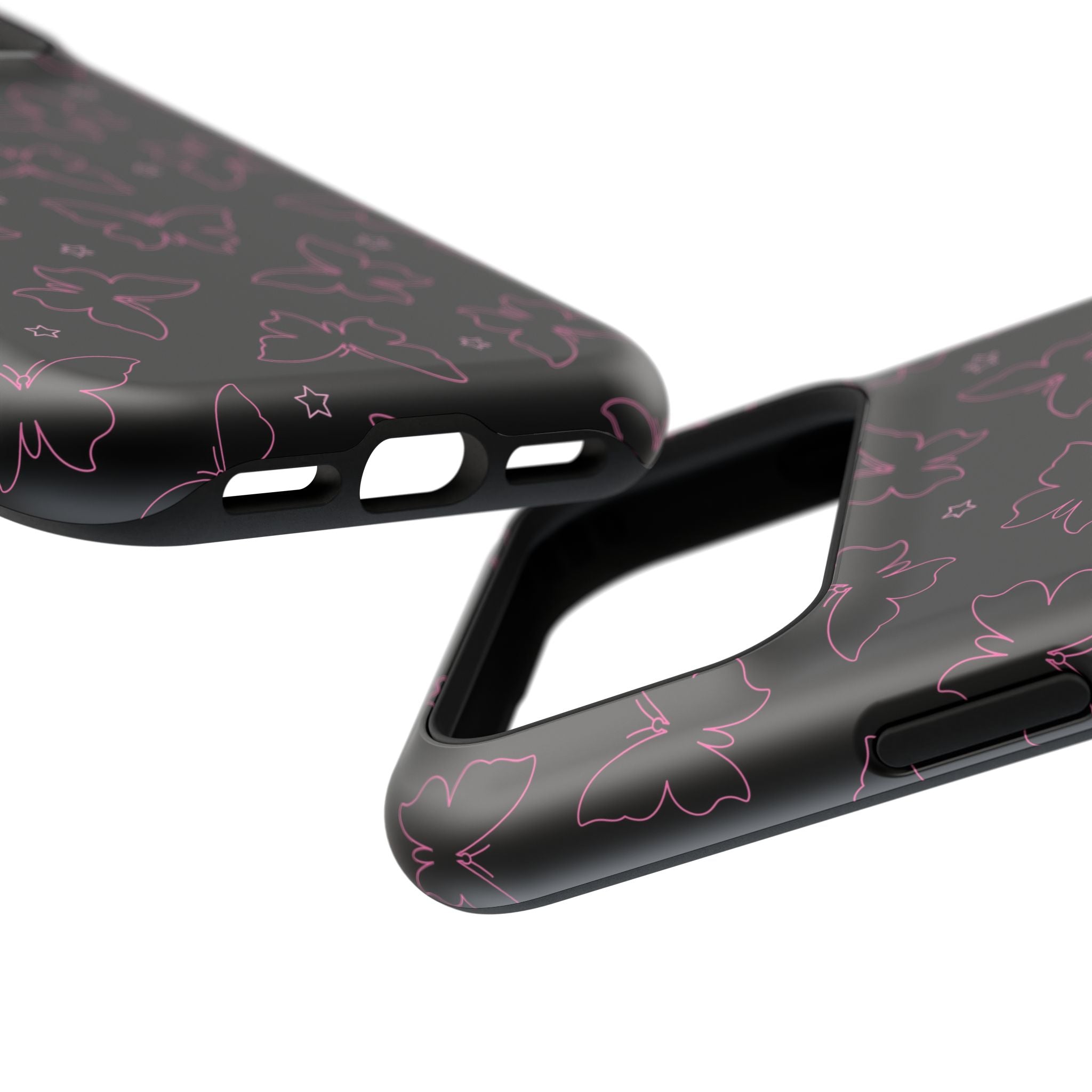 Midnight Flutter Tough iPhone Case