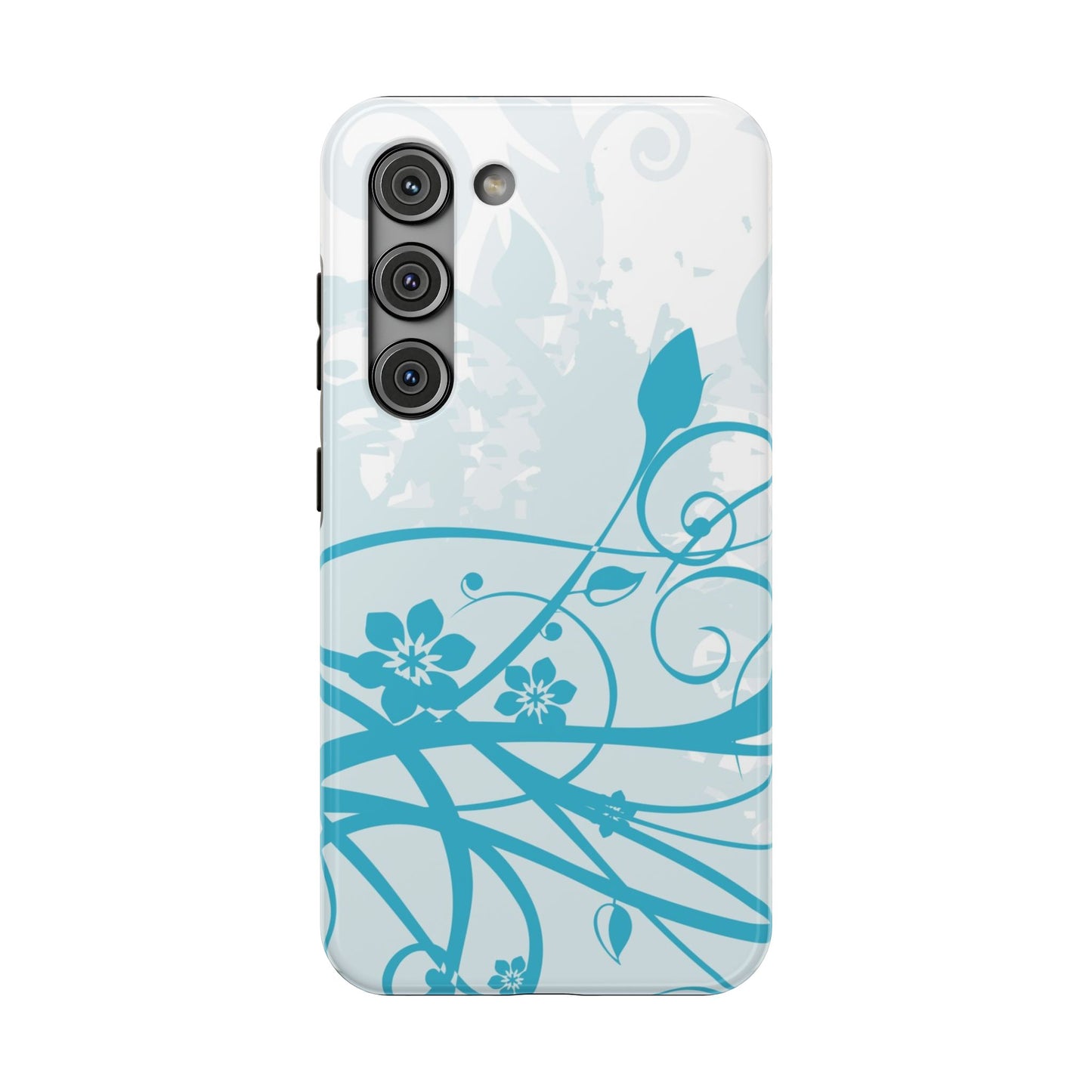 Blue Bloom Tough Samsung Case