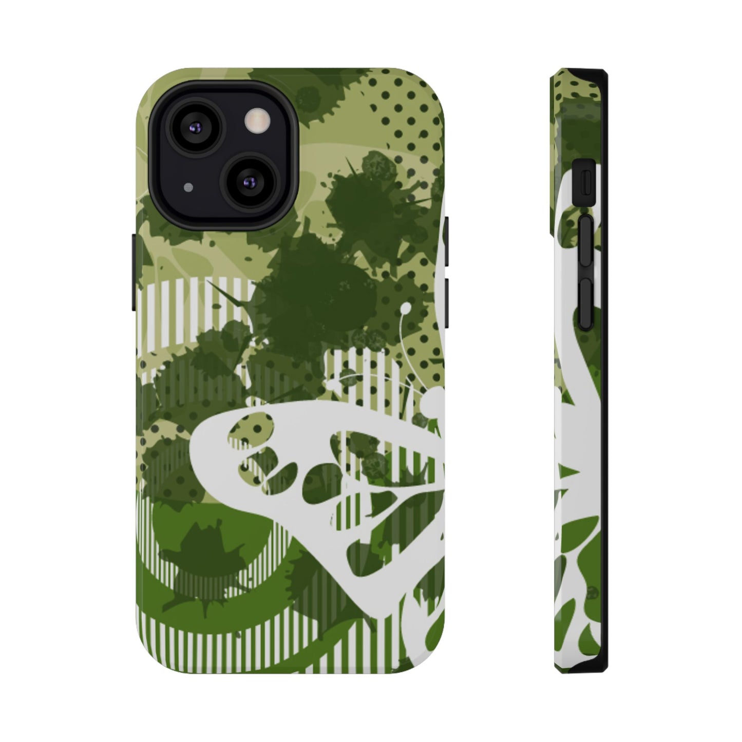 Green Echo Tough iPhone Case