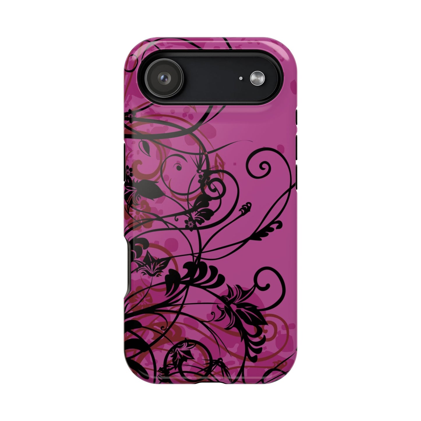 Midnight Petals Tough iPhone Case