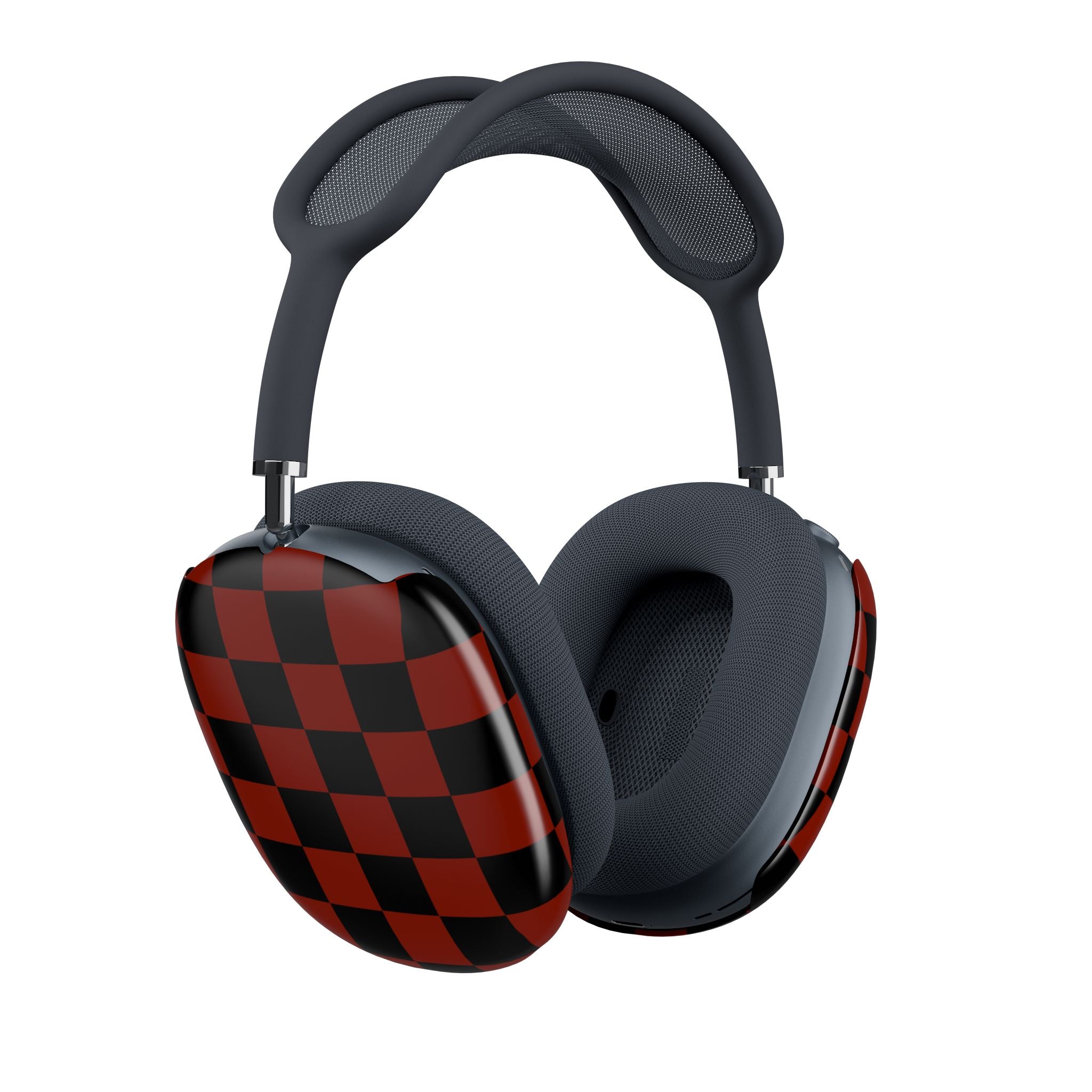 Red Grid AirPods Max Shell Case