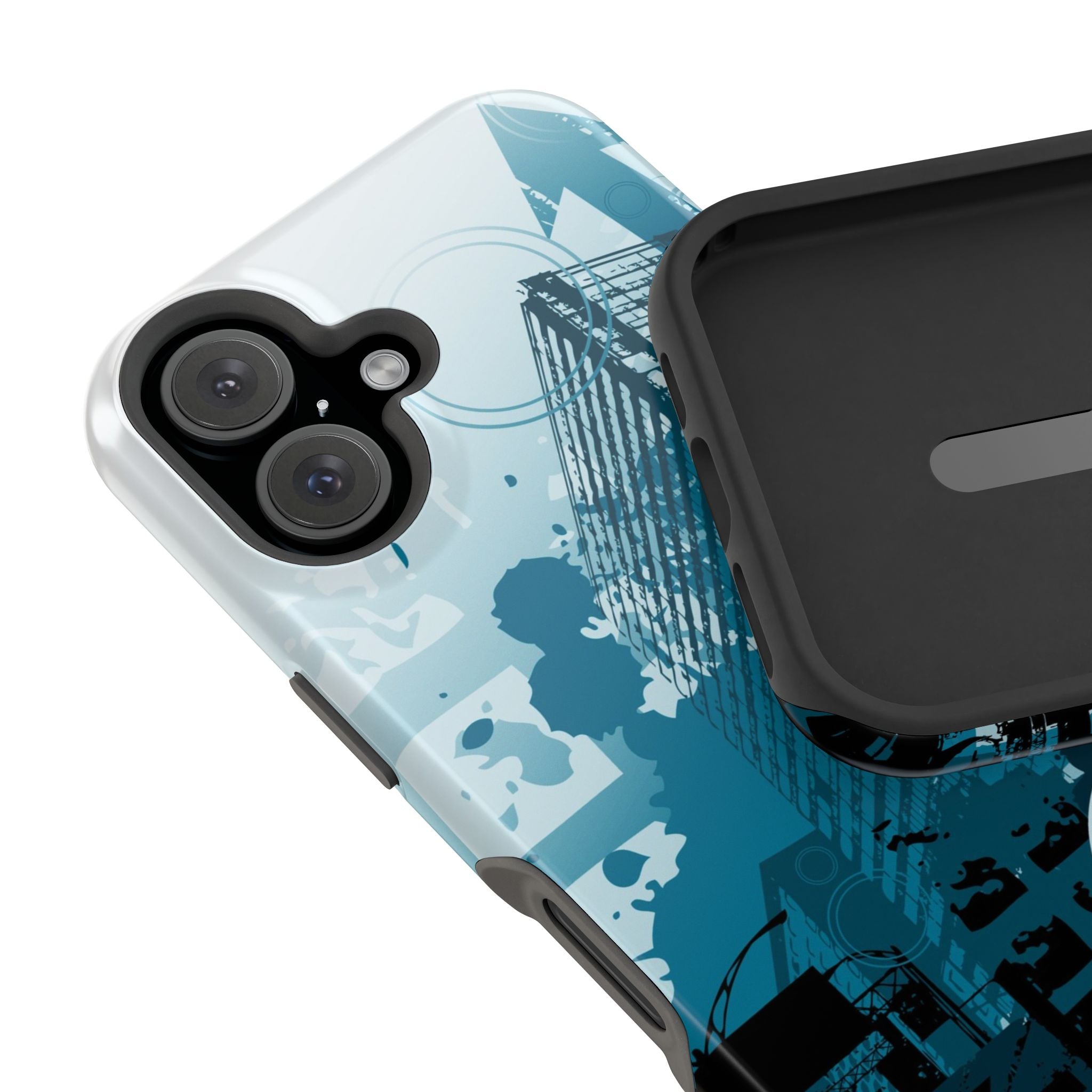 Blue Noise Tough iPhone Case