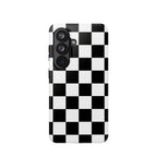Black Grid Tough Samsung Case