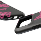 Pink Butterflies Tough iPhone Case