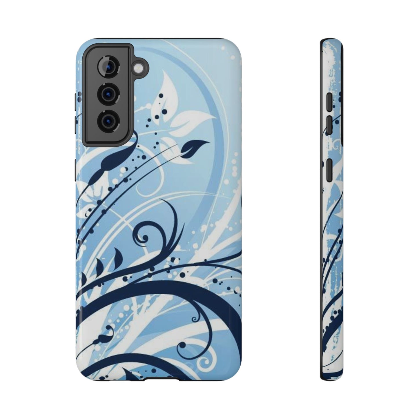 Bloom in Blue Tough Samsung Case