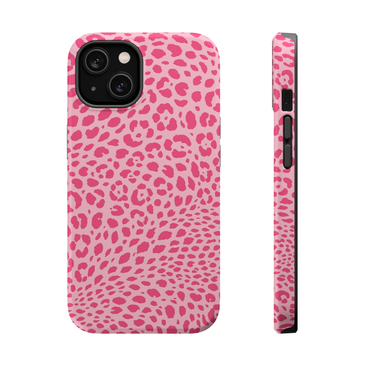 Light Pink Leopard MagSafe Tough iPhone Case