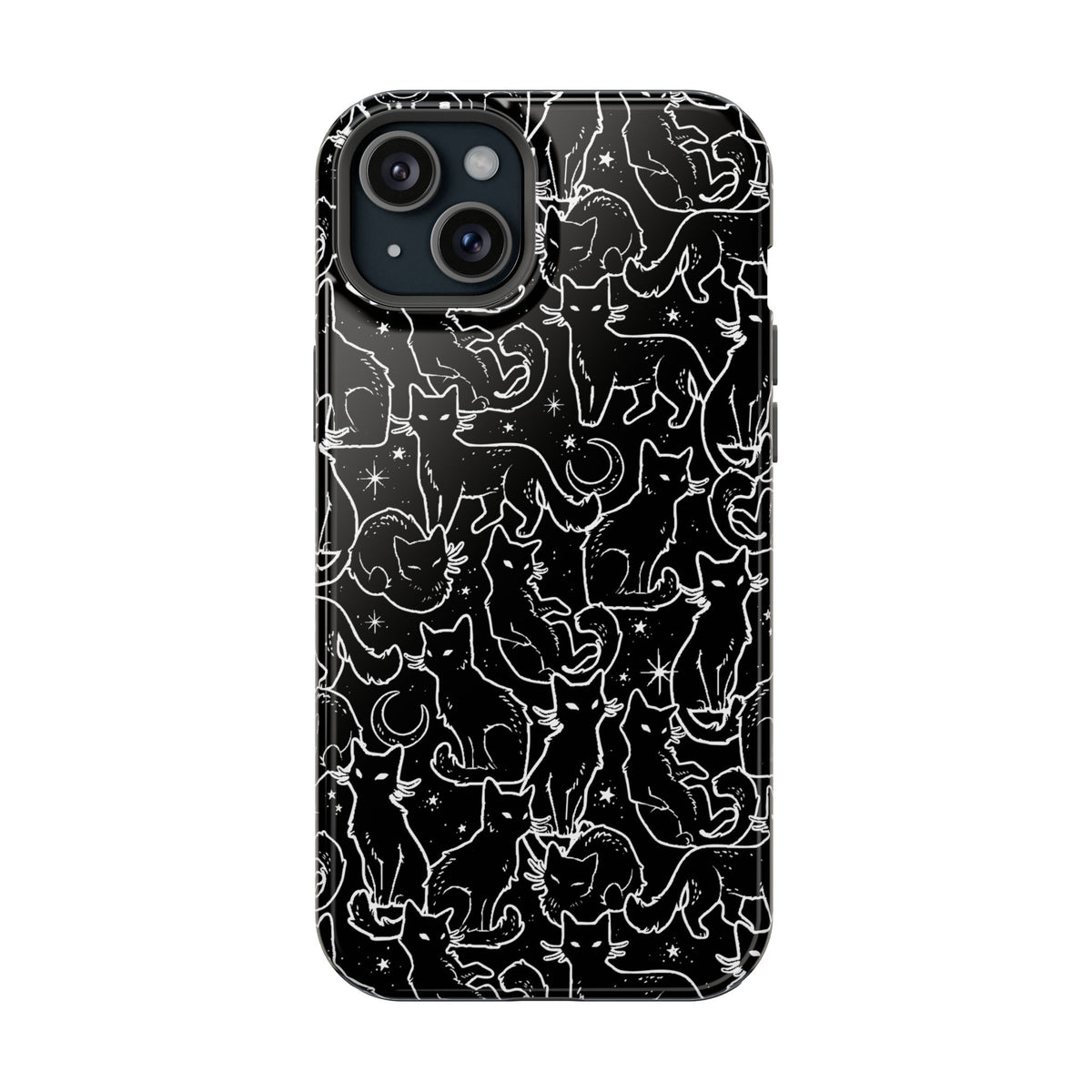 Black Cats MagSafe Tough iPhone Case