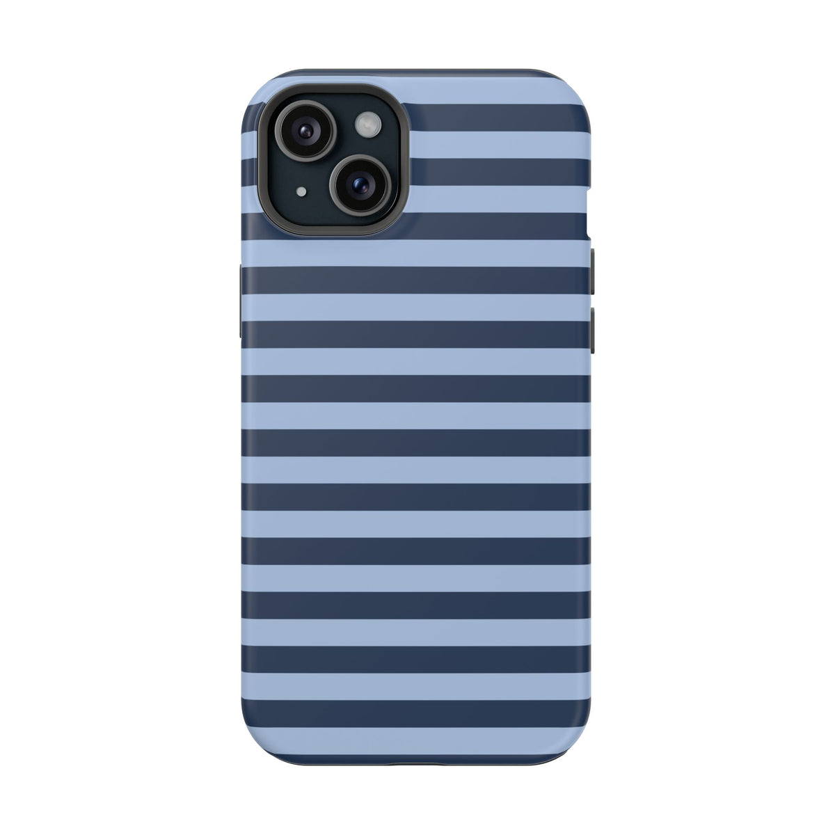 Blue Stripes MagSafe Tough iPhone Case