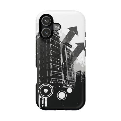 Monochrome City Tough iPhone Case
