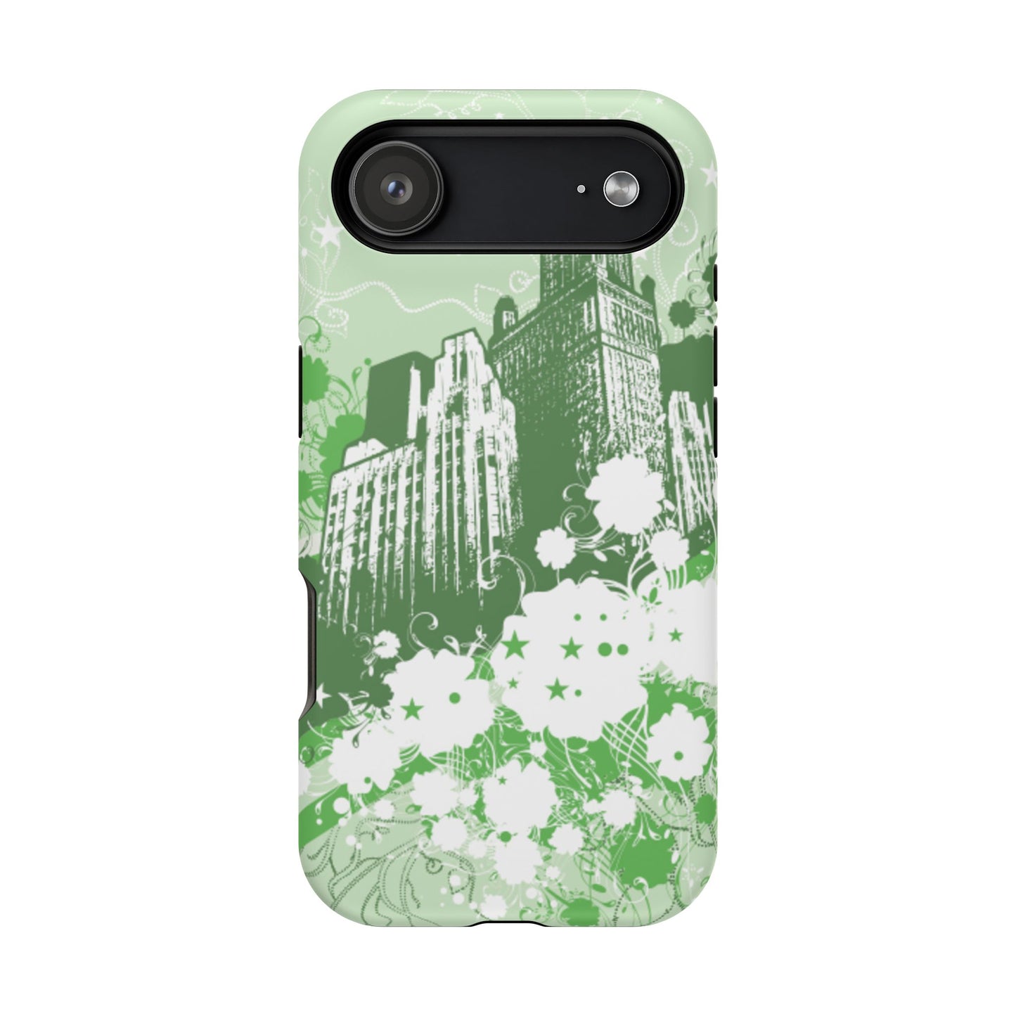 Green City Tough iPhone Case