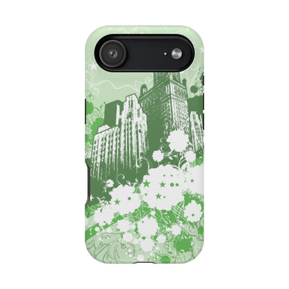 Green City Tough iPhone Case