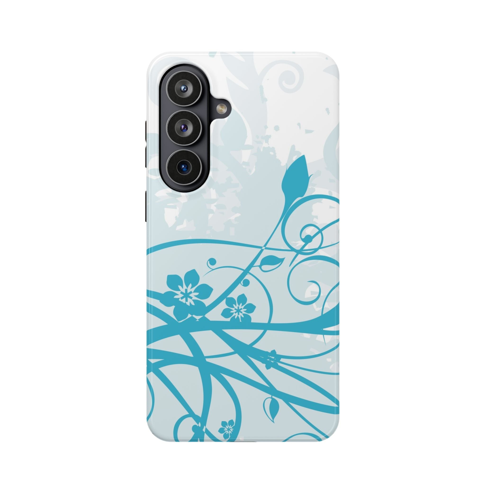 Blue Bloom Tough Samsung Case