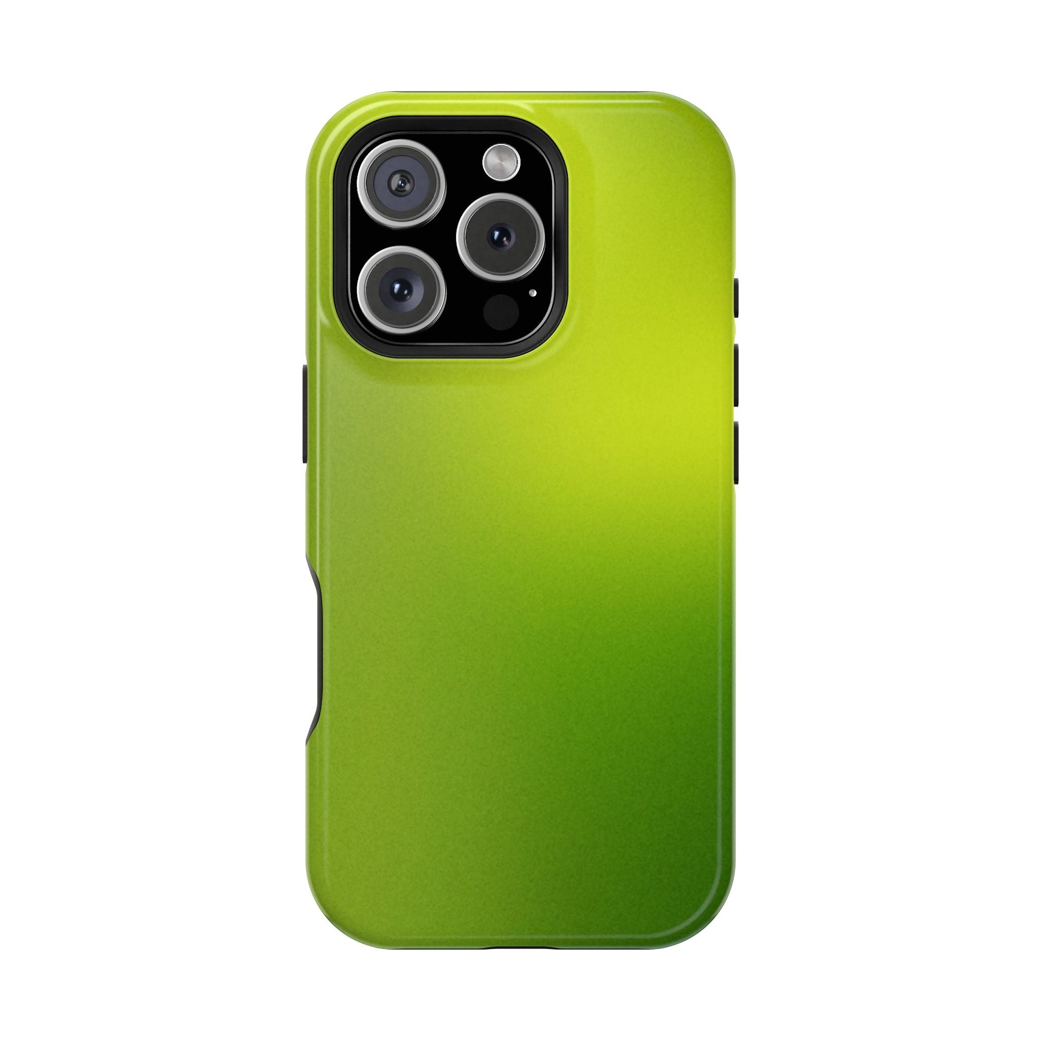 Lime Glow Tough iPhone Case