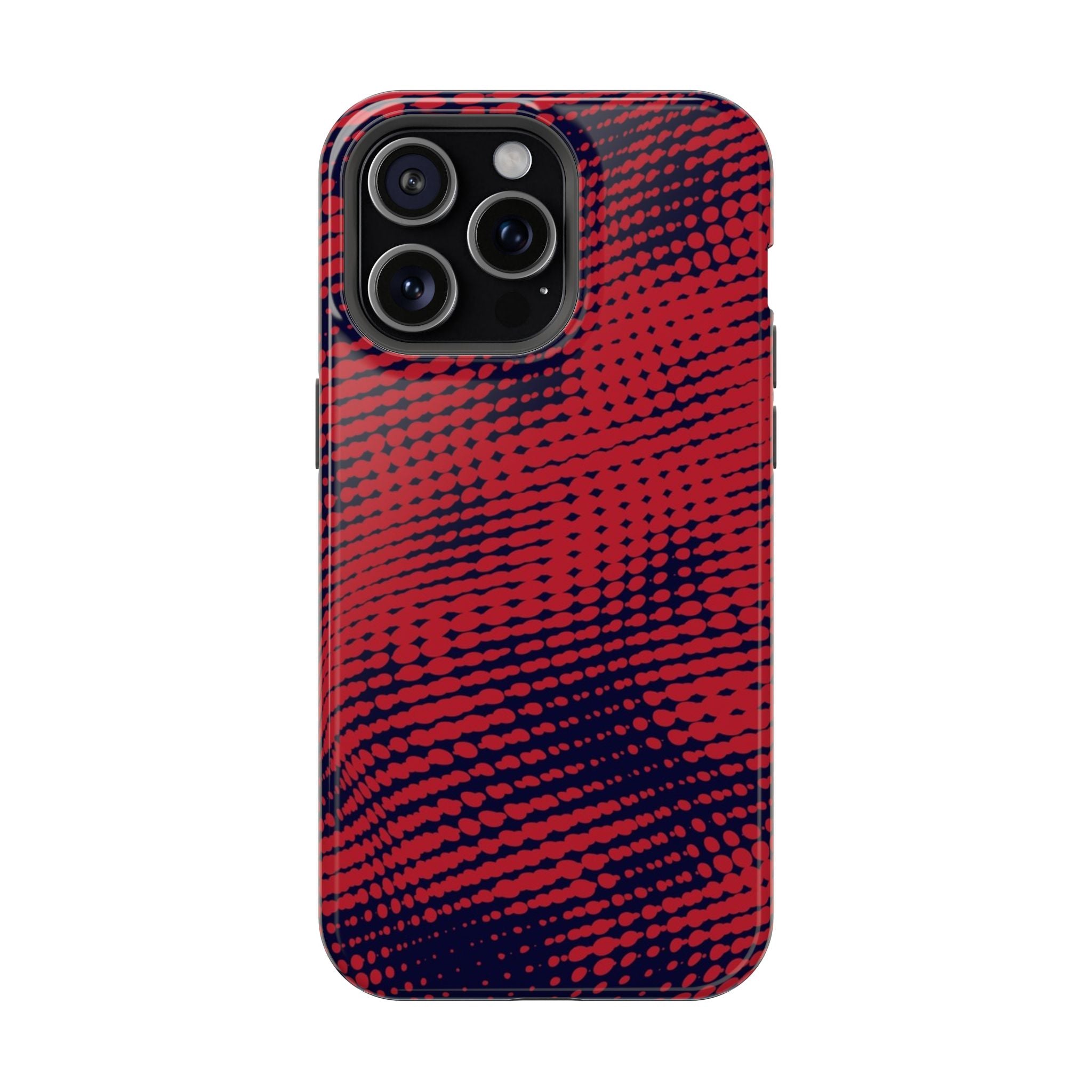 Red Static Tough iPhone Case