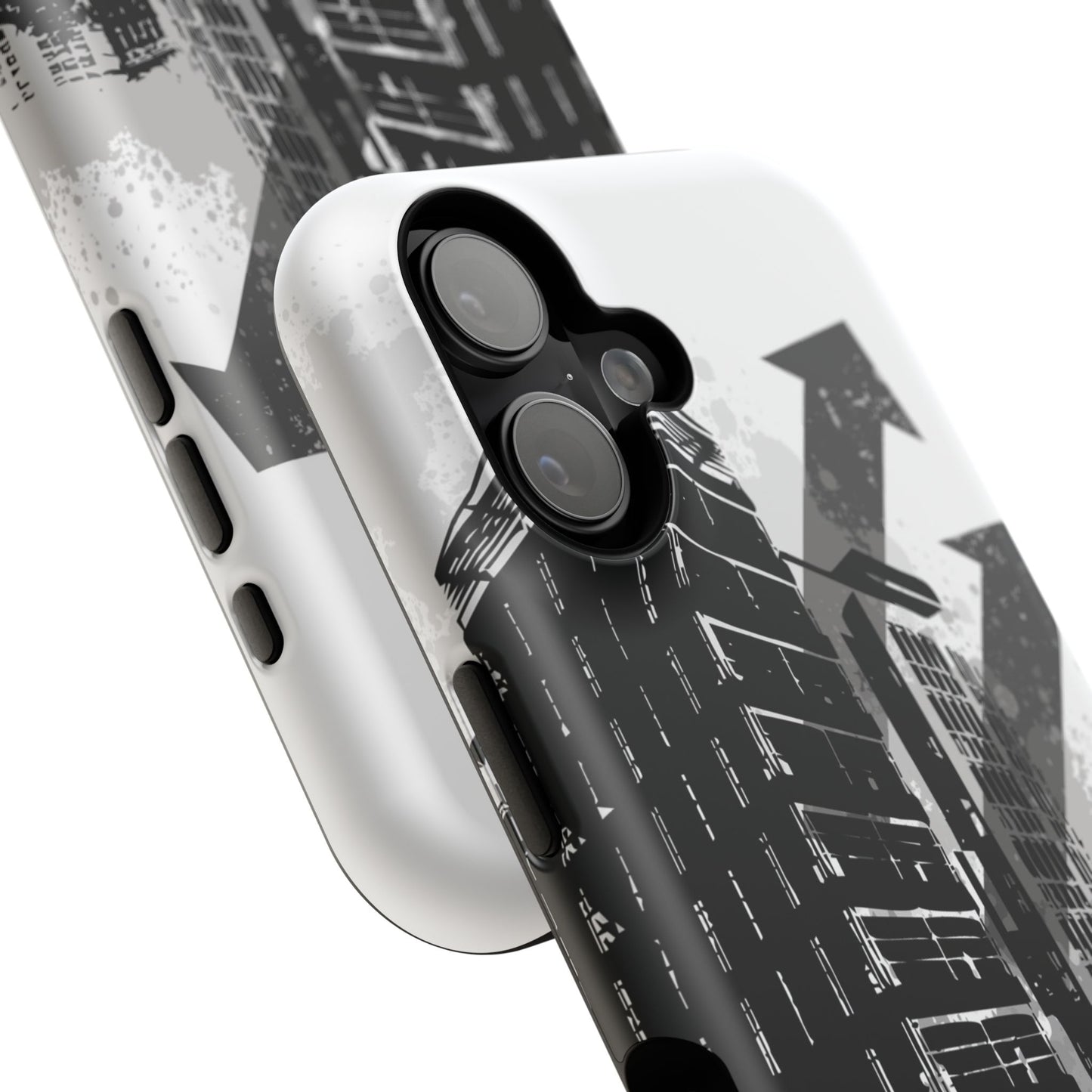 Monochrome City Tough iPhone Case
