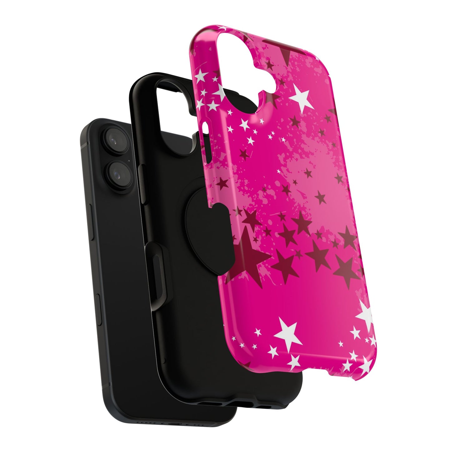 Pink Static Tough iPhone Case