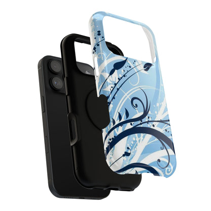 Bloom in Blue Tough iPhone Case
