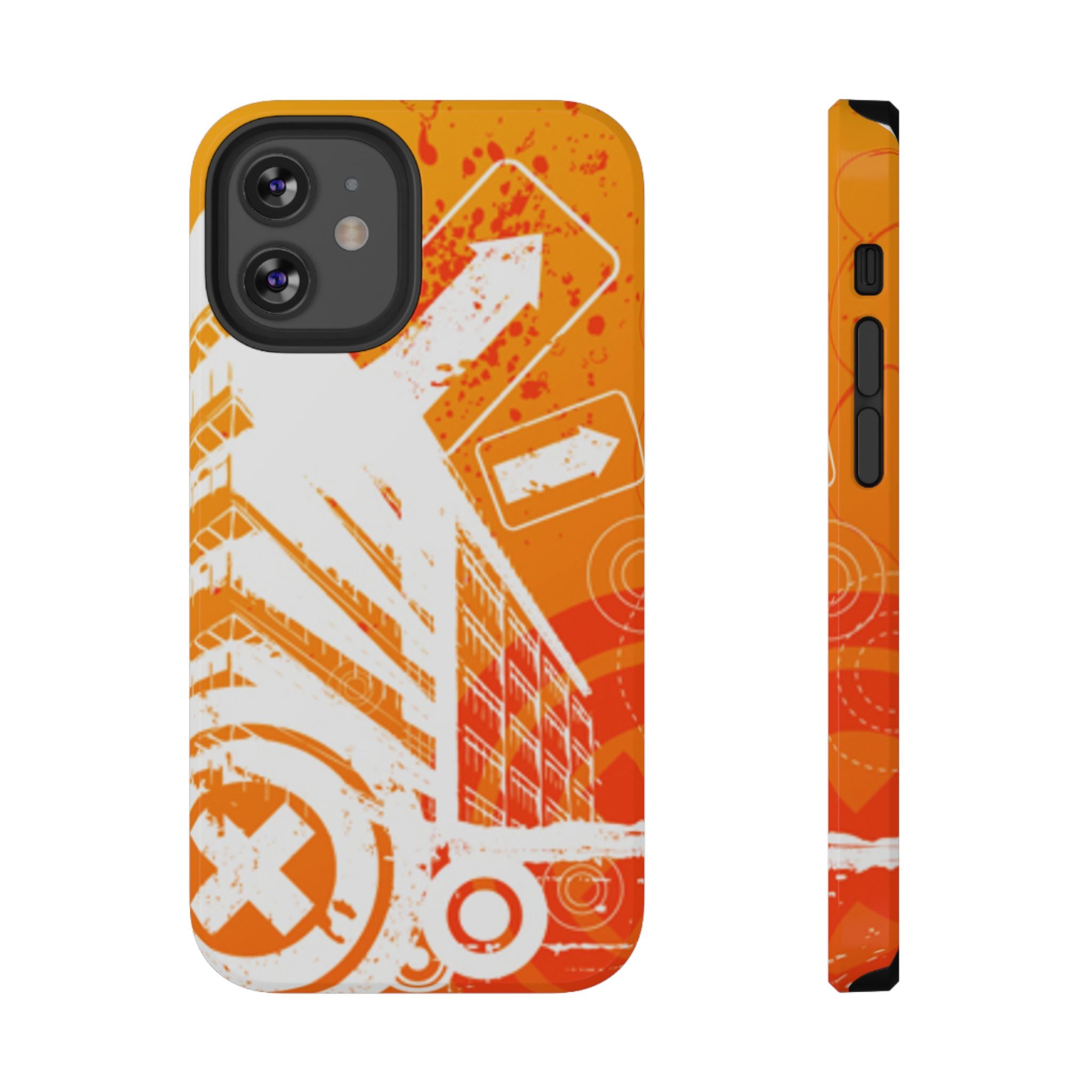 Tangerine Haze Tough iPhone Case